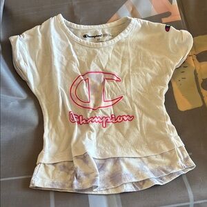 Champion Kids White T-Shirt